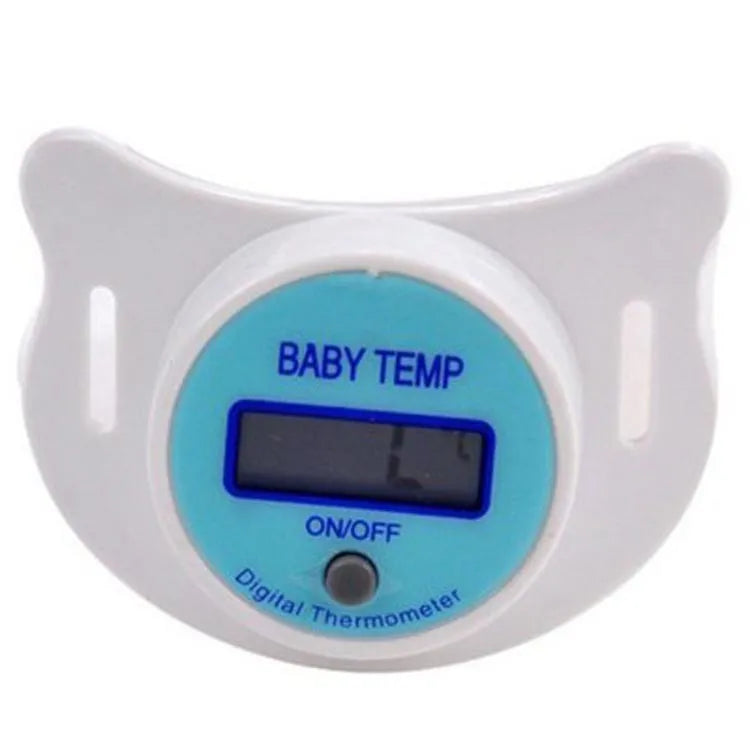 Pacifier digital thermometer for infant oral temperature measurement with LCD display