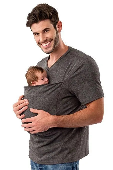 Green loose fit cotton short-sleeved T-shirt with round neck on a plain background.