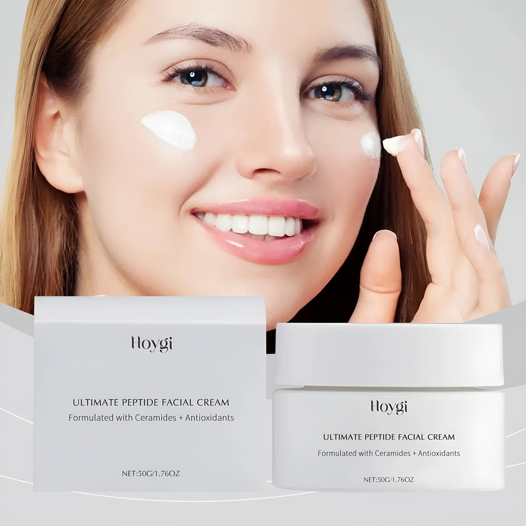 50g jar of deep nourishing moisturising facial cream with ceramide and peptides