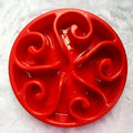 Dog slow feeder bowl with maze pattern design in multiple colour options