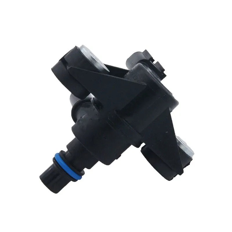 Ford turbocharging solenoid valve AU5A-9G866-AB in black ABS plastic for boost pressure control replacement