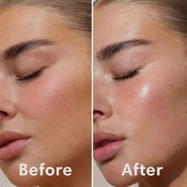Collagen night face mask in 75ml bottle with application brush for skin firming and hydration