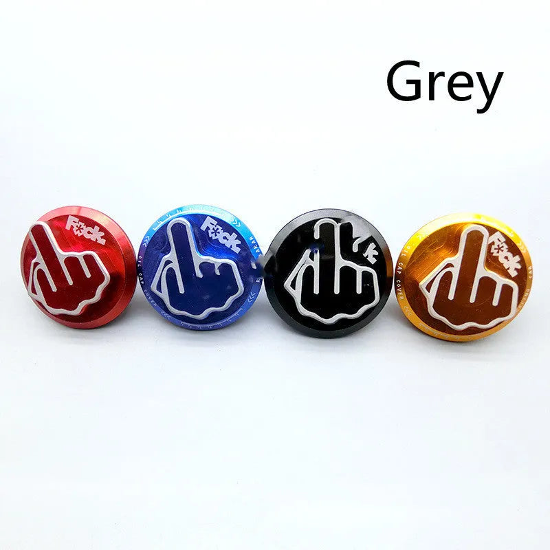 All-aluminium engine oil filler cap for Honda MUGEN, CNC-machined T6061, in black, blue, gold, grey, purple, red or silver.