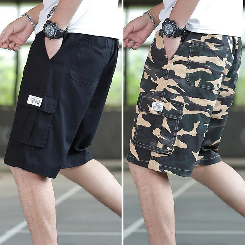 Men's loose casual trousers in chemical fibre blend fabric available in multiple colours and sizes