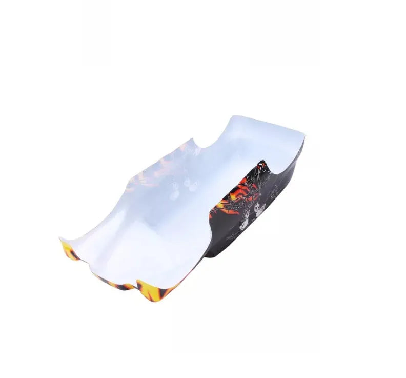 PVC replacement body shell for Traxxas Grave Digger 1/10 RC truck, yellow or green, unpunched canopy