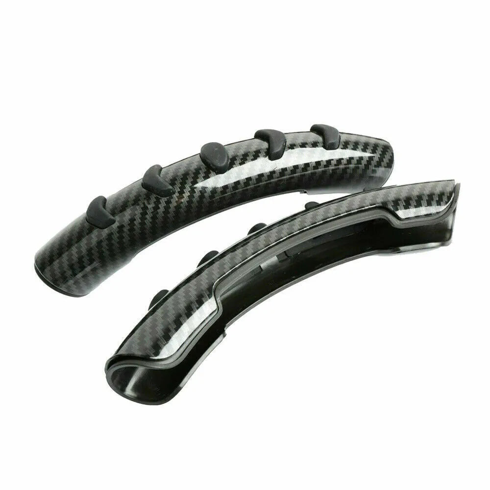 Steering wheel anti-skid sleeve in carbon fibre black with 38cm diameter for car models