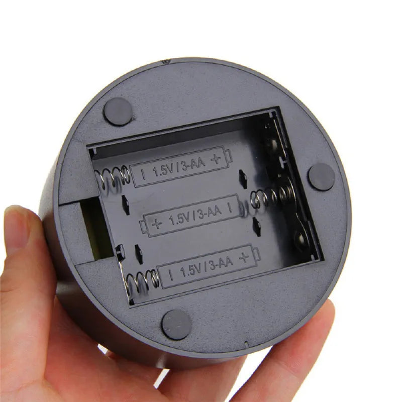 USB 3D Earth globe night light with black touch control, seven colour RGB, 87x87x42mm ABS base, acrylic plate
