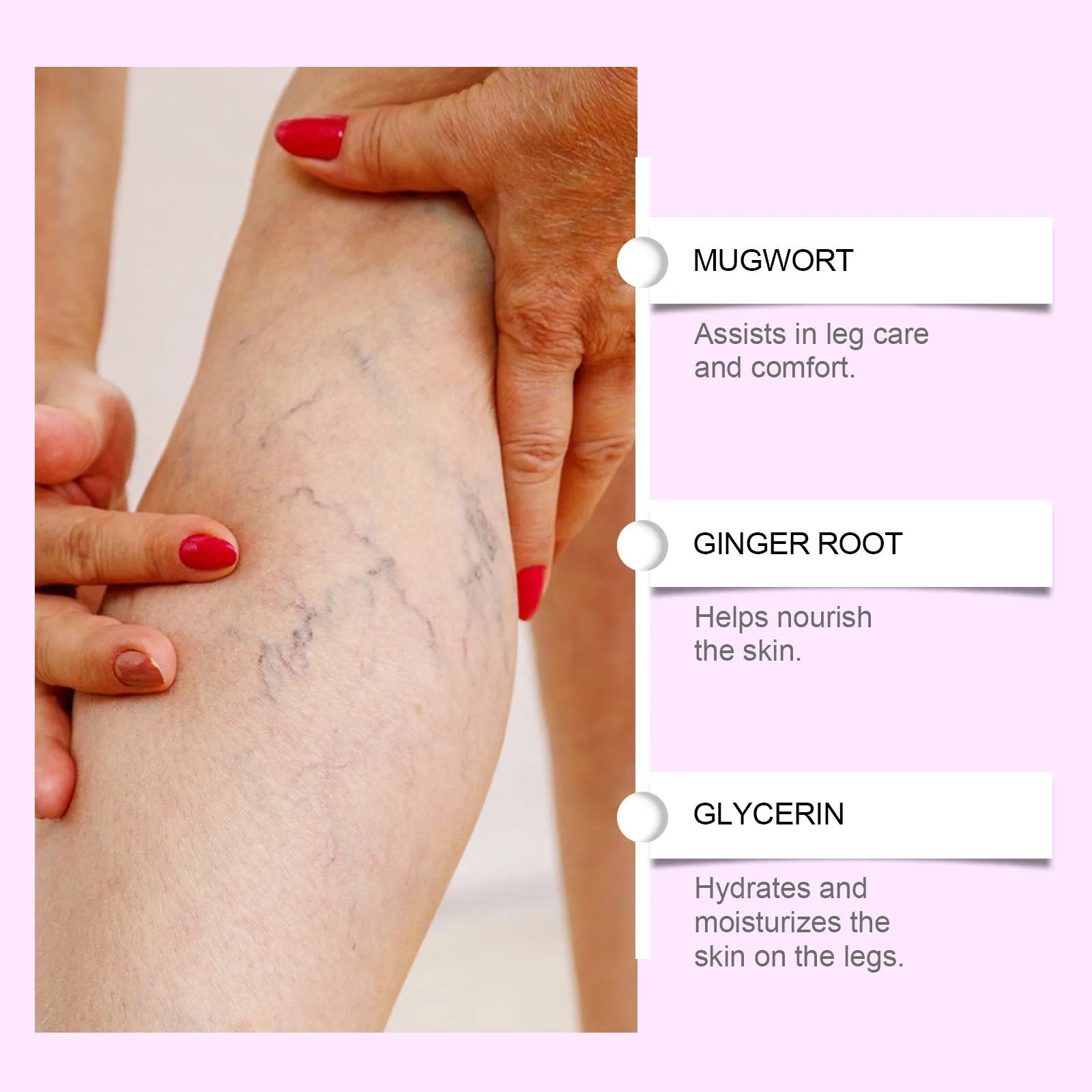 Four micro needle leg care patches in open packaging for skin nourishment and moisturising.
