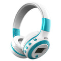 Blue or silver ZL B19 Bluetooth 5.0 wireless stereo headset for computer gaming and calls