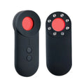 Black anti-car GPS detector measuring 93.8mm with signal and camera detection capabilities