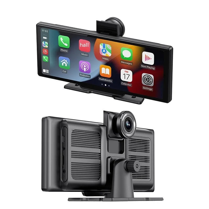 10.26-inch wireless CarPlay multimedia car screen with capacitive touch display in black