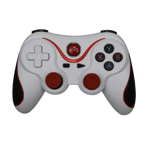 Upgraded X3 Bluetooth game controller in black or white with mobile clip for Android phones