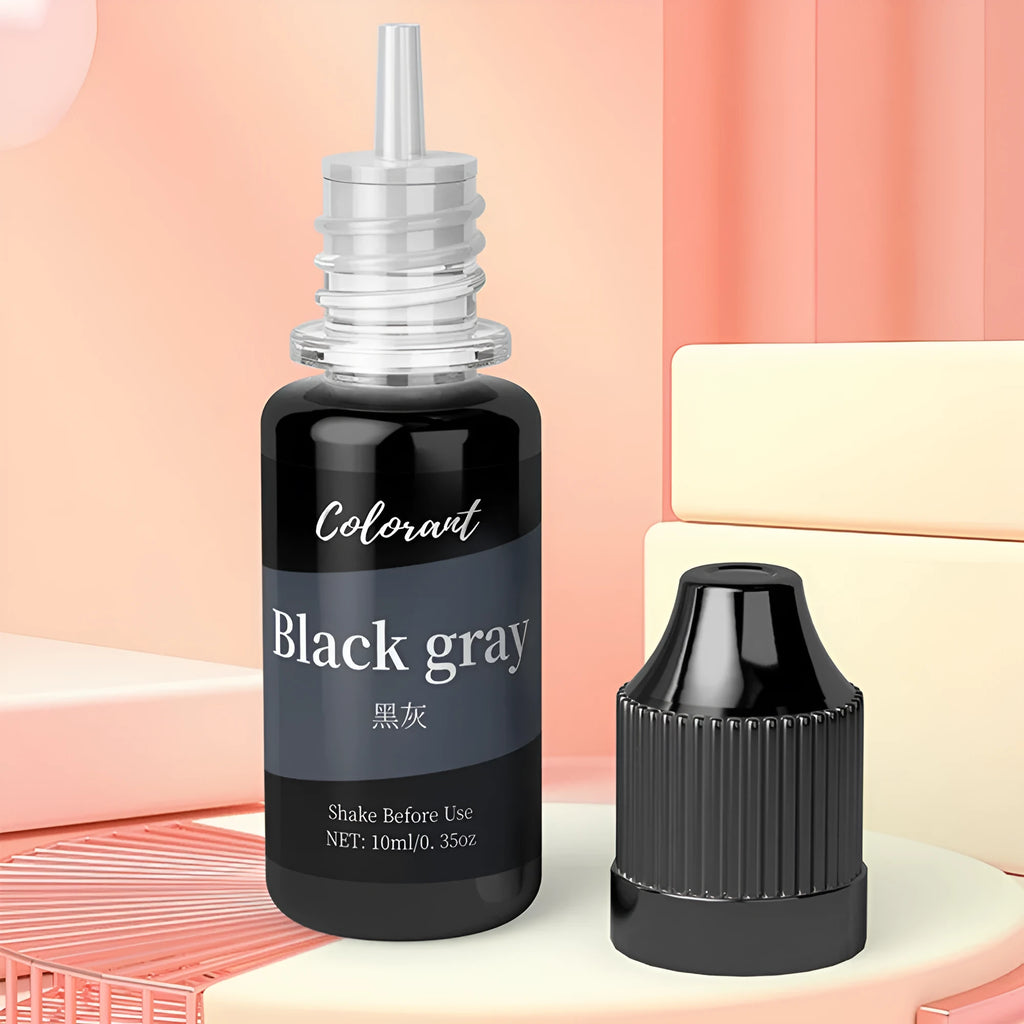 DIY candle and soap colour concentrate pigment in 10ml bottle with needle application for 30 colour options