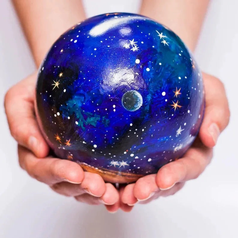 Planet sun world model plastic resin craft ornament in Planet colour with modern simplicity style