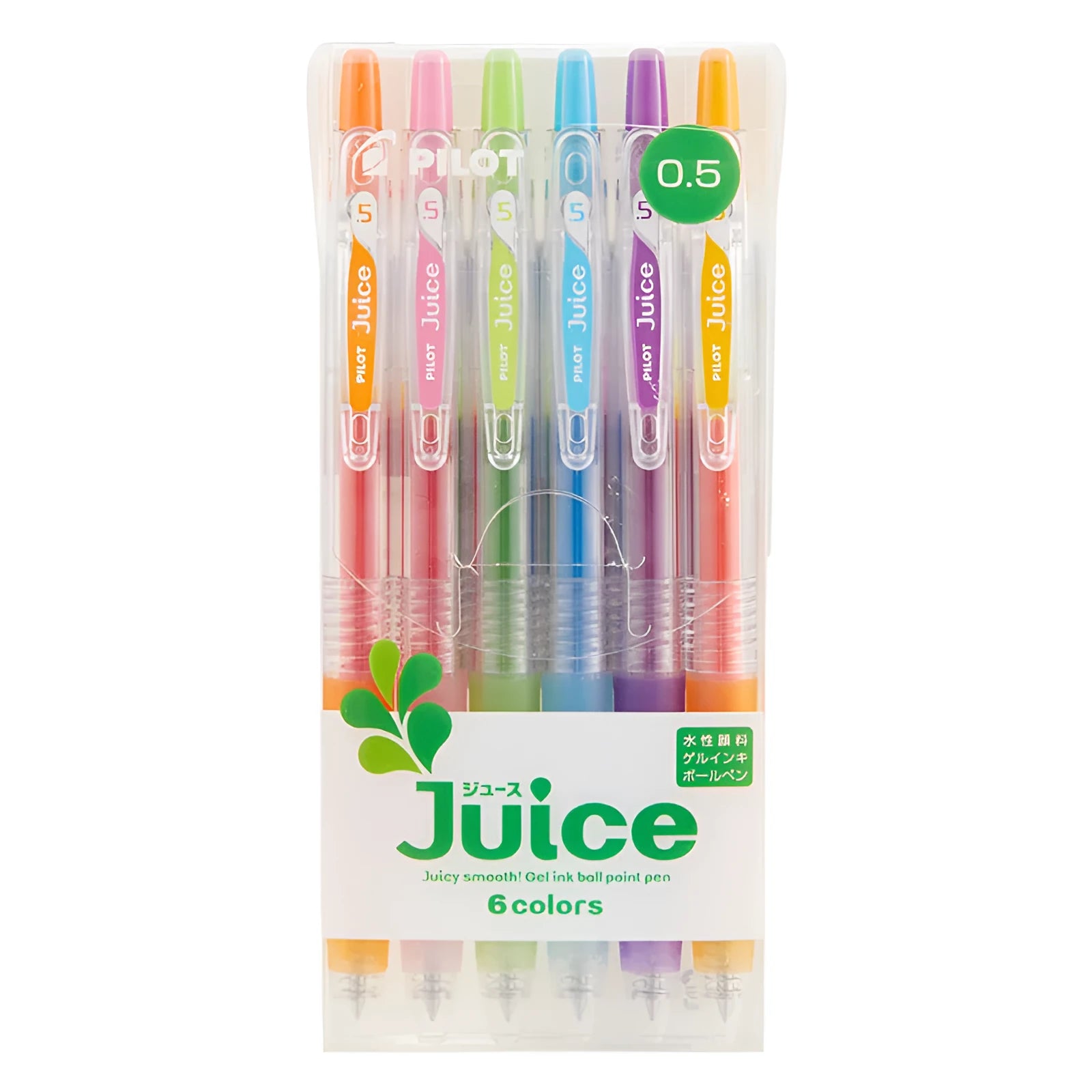 Baiguole gel pen showing multiple colour options including metallic gold, tender pastels and fluorescent orange