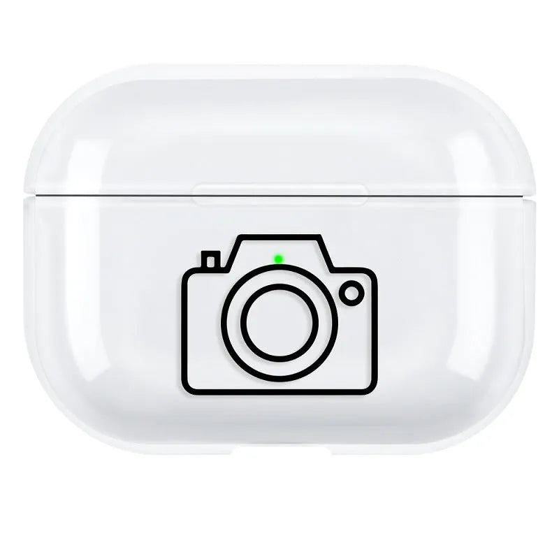 AirPods Pro 3 hard PC protective shell back cover case in a solid colour.