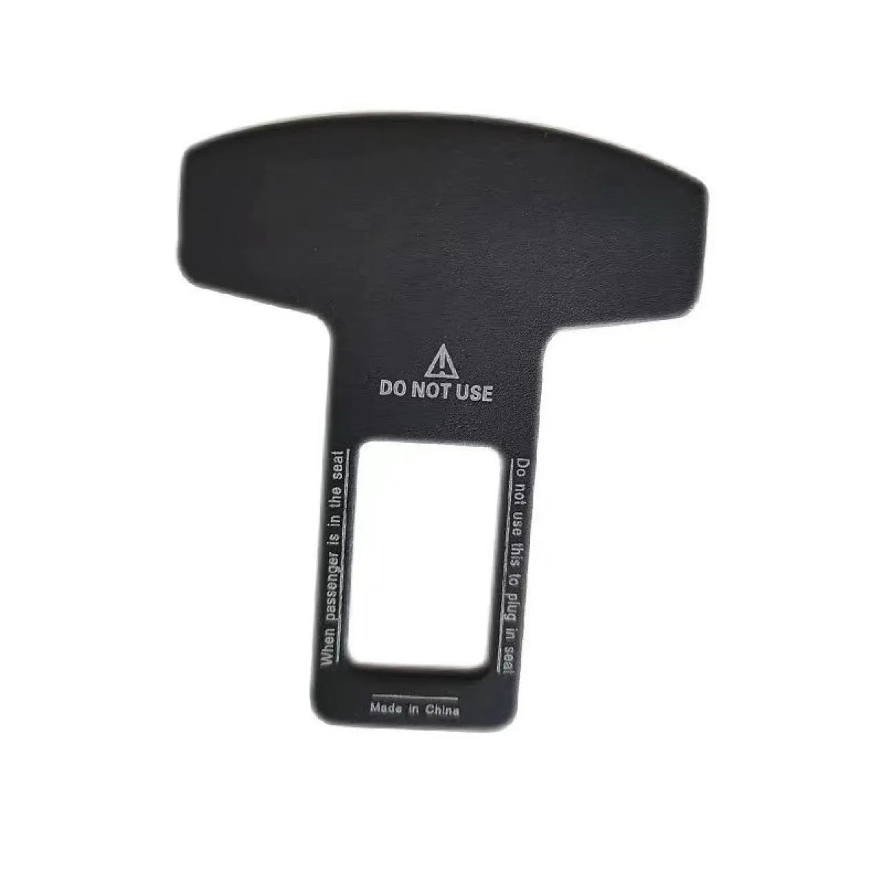 Lock Tongue key chain bottle opener with 2.1cm buckle pick head in frosted carbon fibre finish