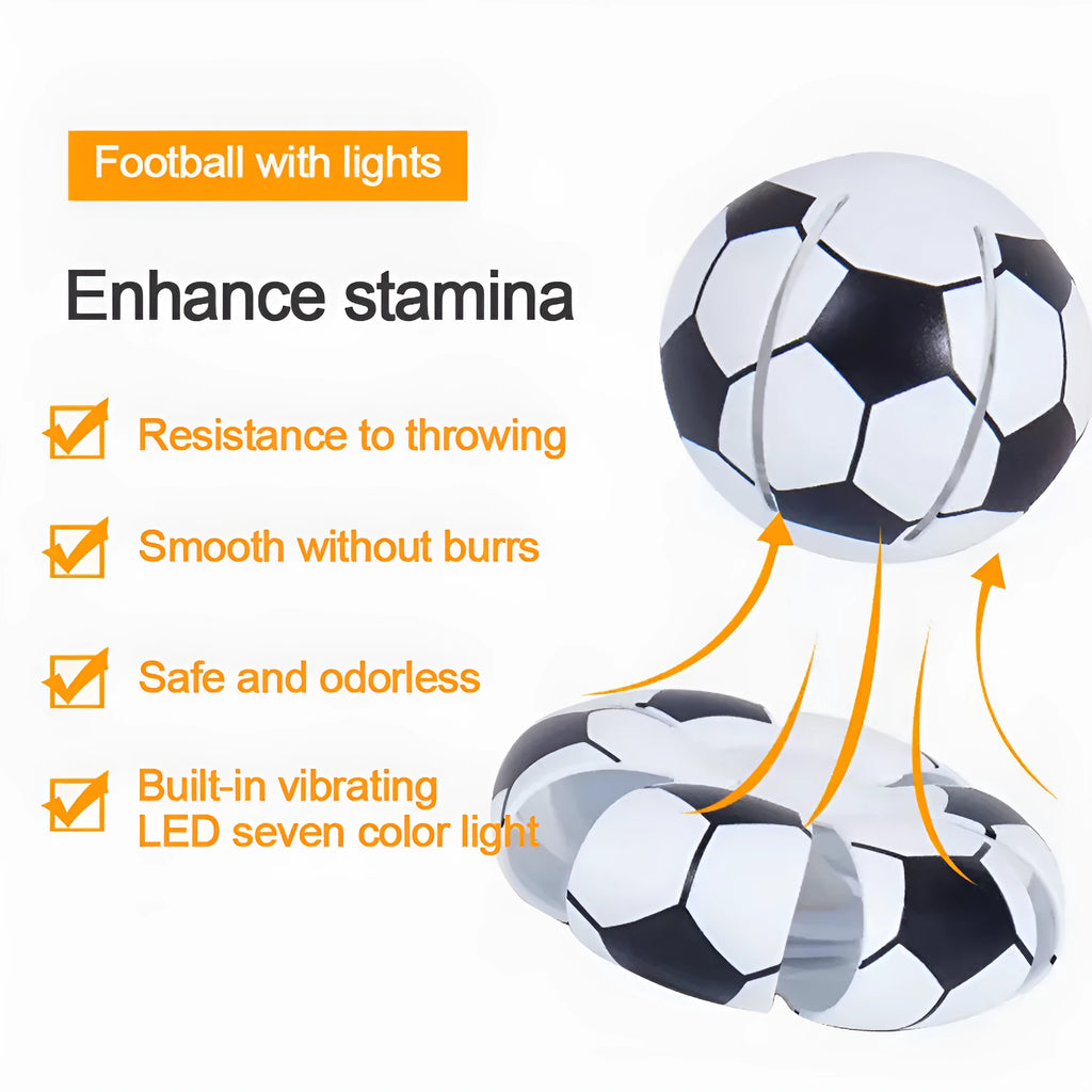Interactive bouncy ball and flying disc dog toy with 9cm diameter in multiple colours