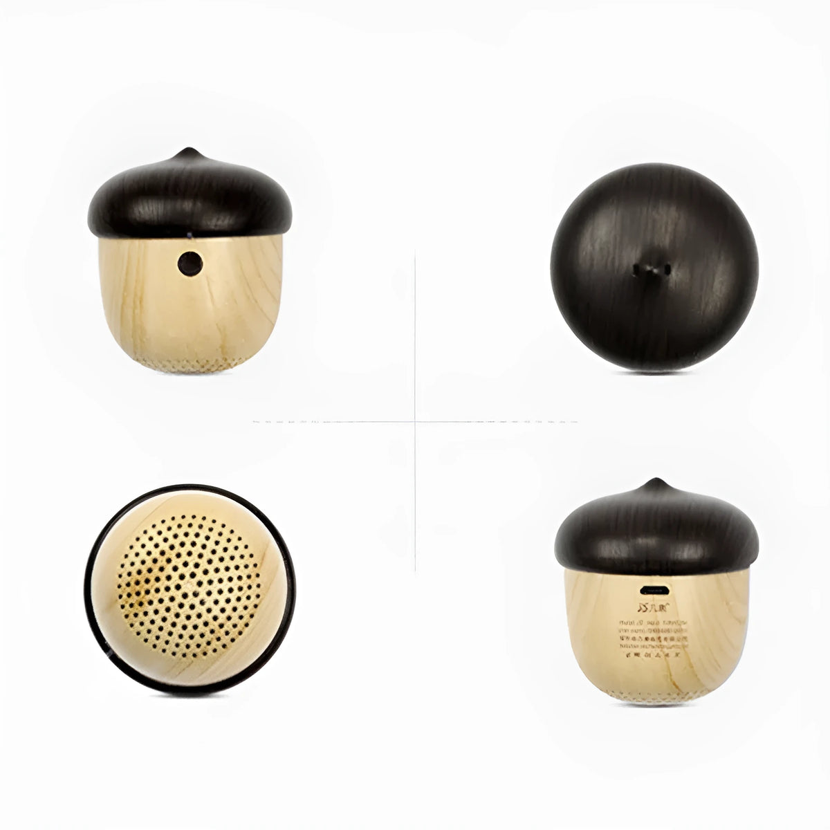 Nut Bluetooth speaker, compact portable wireless mini speaker with nut-shaped body