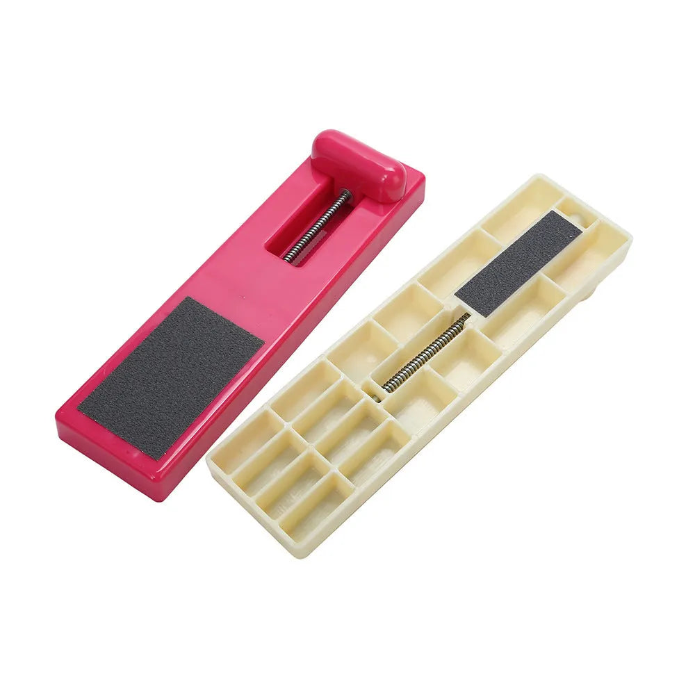 Ballet Dream Rotation Shaping Device foot trainer in pink and white colours for instep flexibility and toe development