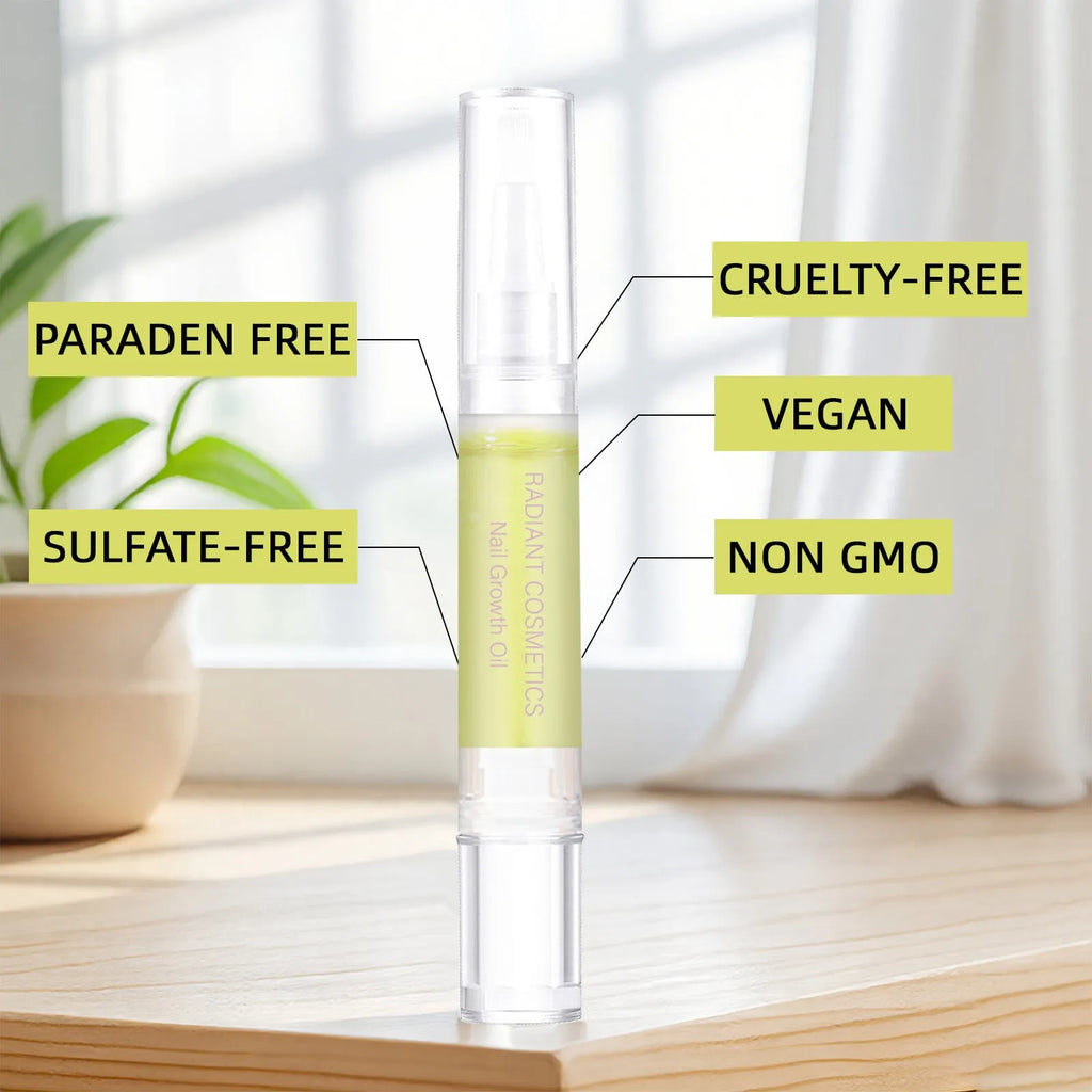 3ml nail growth oil bottle for wash-free nail treatment and moisturising