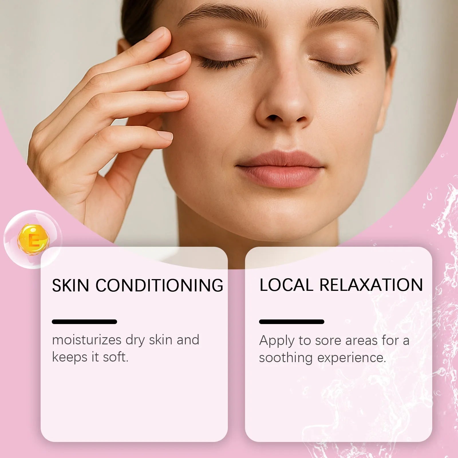 89ml Skin Moisturizing Ball Treatment Oil bottle for universal body care application