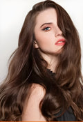 30ml black hair dye shampoo bottle with colour options for covering white hair