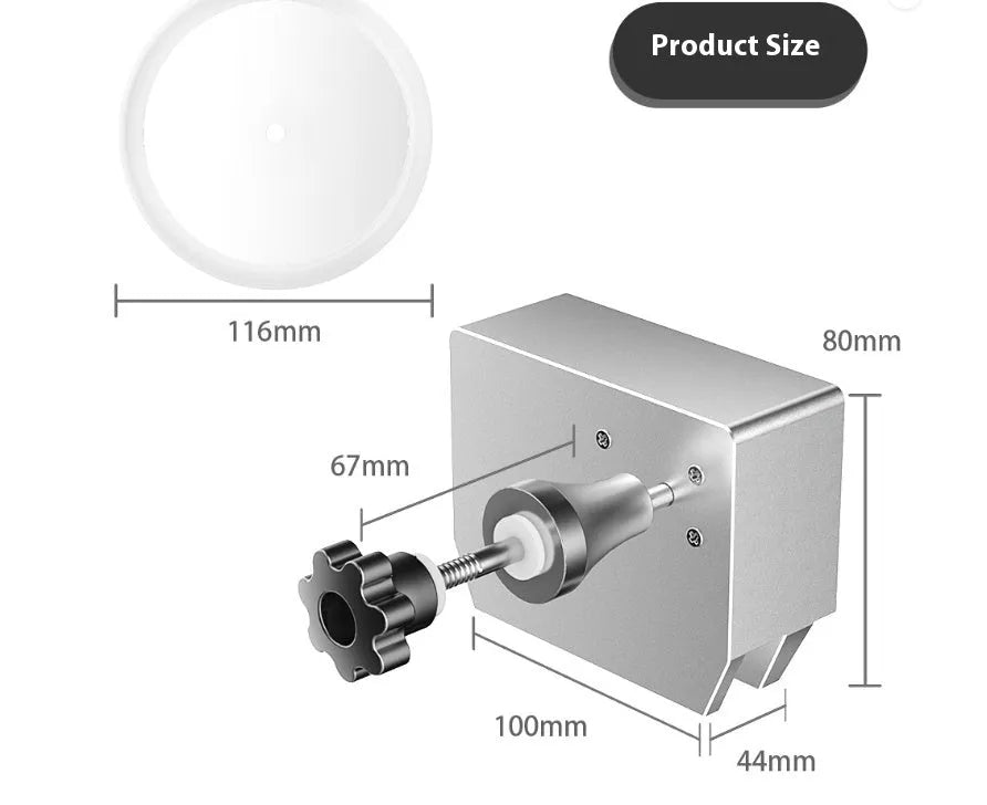 Ultrasonic cleaning machine for disc maintenance with 40kHz frequency and 6.5L capacity