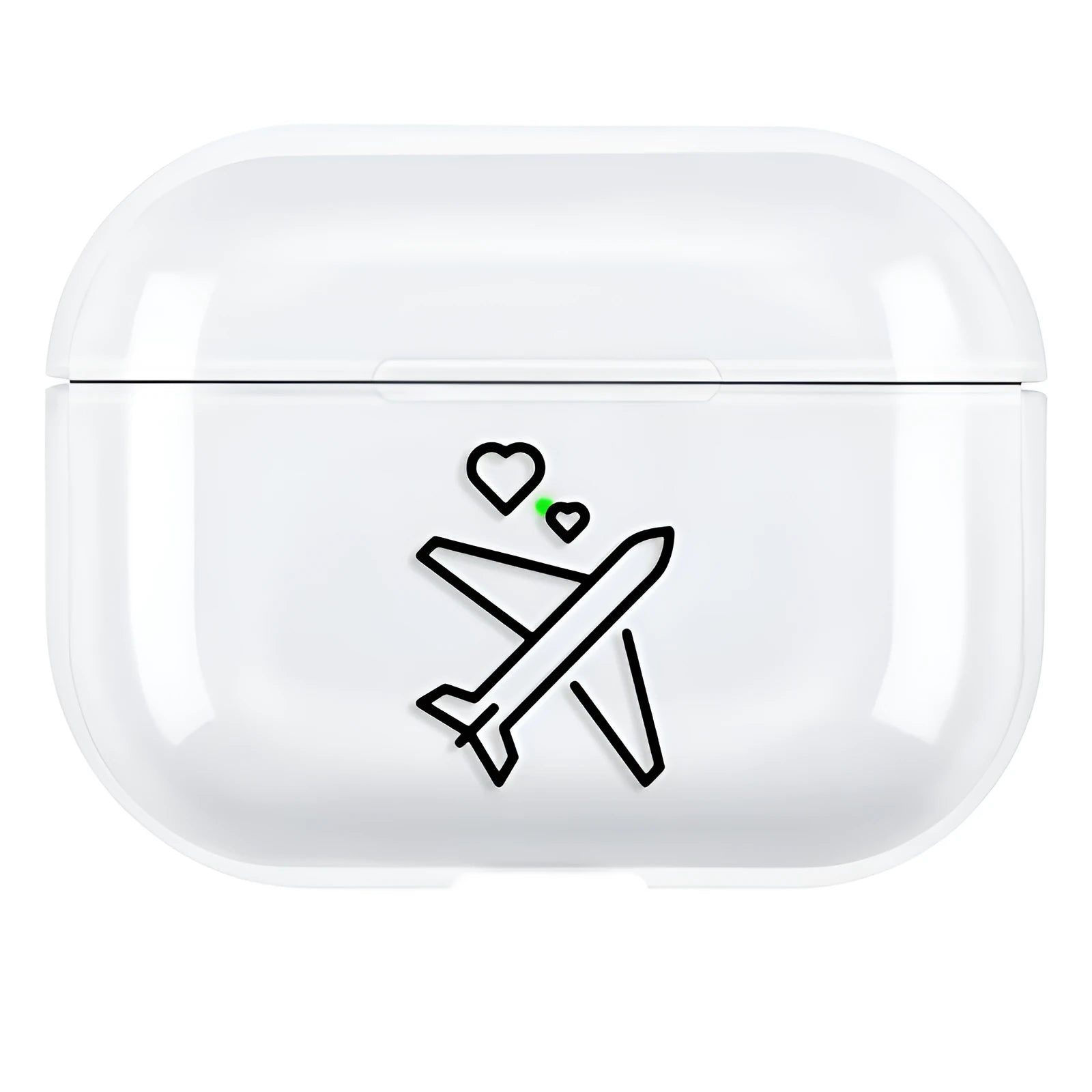 AirPods Pro 3 hard PC protective shell back cover case in a solid colour.