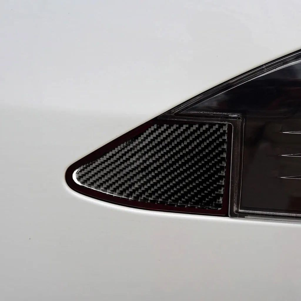 Carbon fibre USB charging port panel decorative sticker with 3M backing