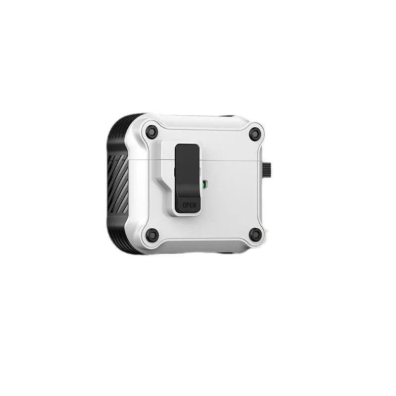Apple AirPods protective cover in TPU PC with magnetic closure, available in eight colours for AirPods 4 and AirPods Pro