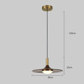 New Chinese style walnut wood bar chandelier with copper fittings and fish line design