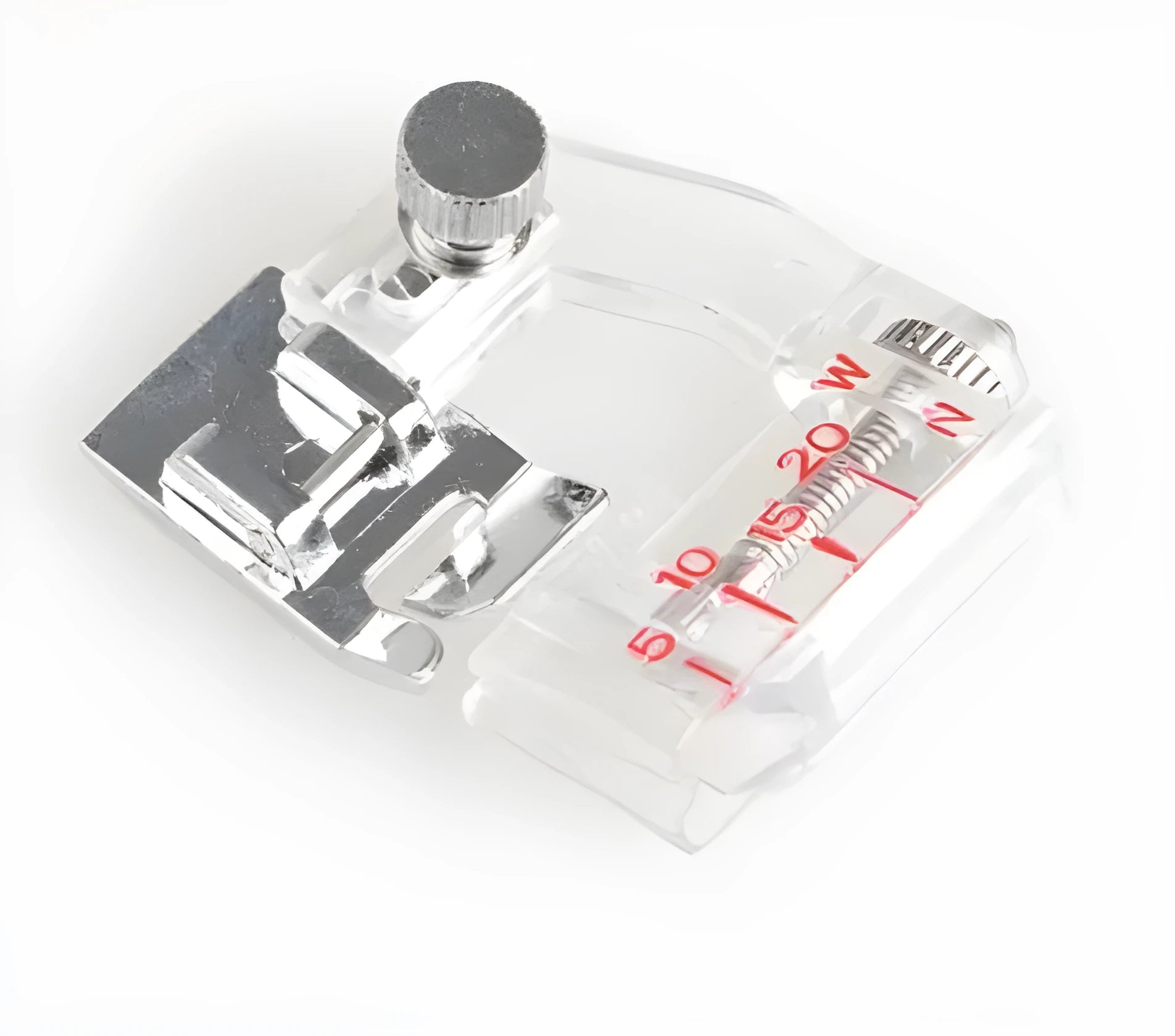 CIASSTHREE plastic and alloy adjustable bias binder presser foot for sewing machines.