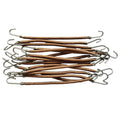 Double hook hair tools for wigs in solid colours with two adjustable attachment points