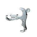 Alloy Release Aid Two-axis Harpoon Clip for archery bowstring release with zinc alloy construction