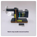 Watch strap removal machine with alloy steel construction measuring 150x115x80mm for professional repair work