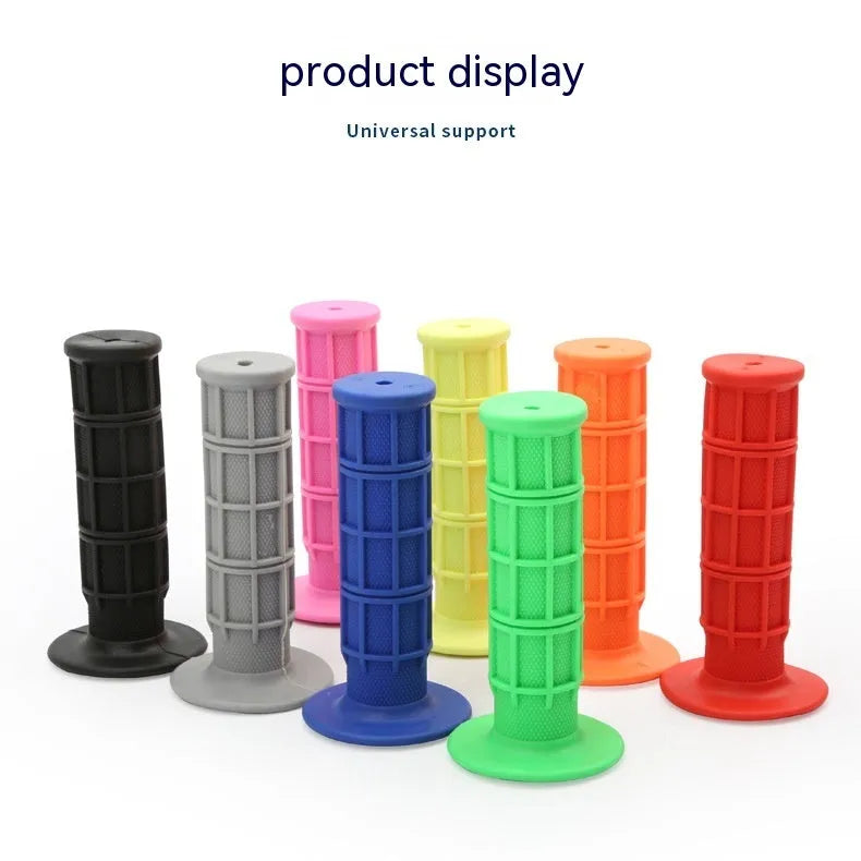 Set of motorcycle handlebar grip covers in various colours for 22mm diameter bars