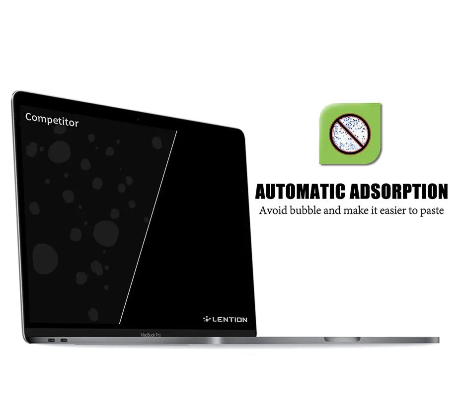 Matte screen protector for MacBook Pro 13-inch laptop with installation tools