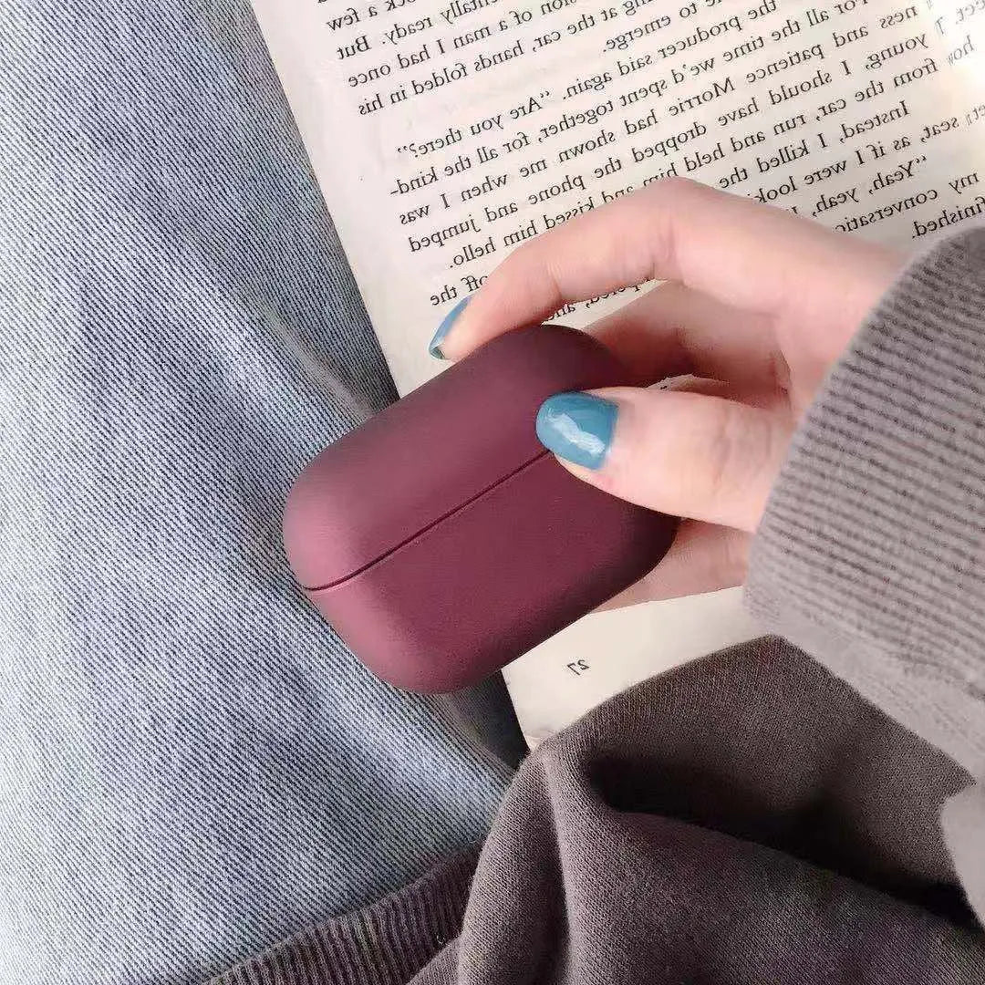 AirPods Pro protective case in multiple colours showing durable plastic construction
