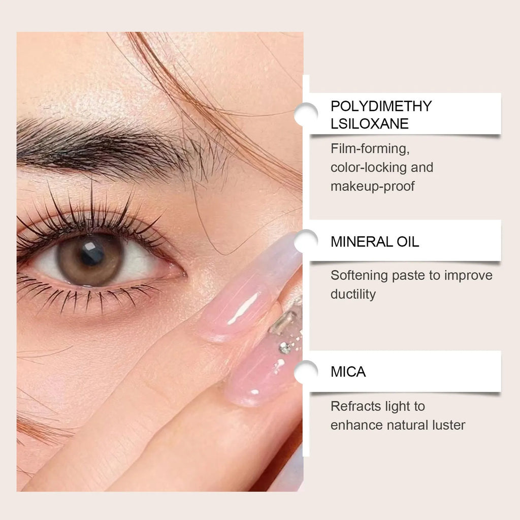 Dual-ended cream highlighter and contour stick for face makeup in matte, amber or high gloss finishes