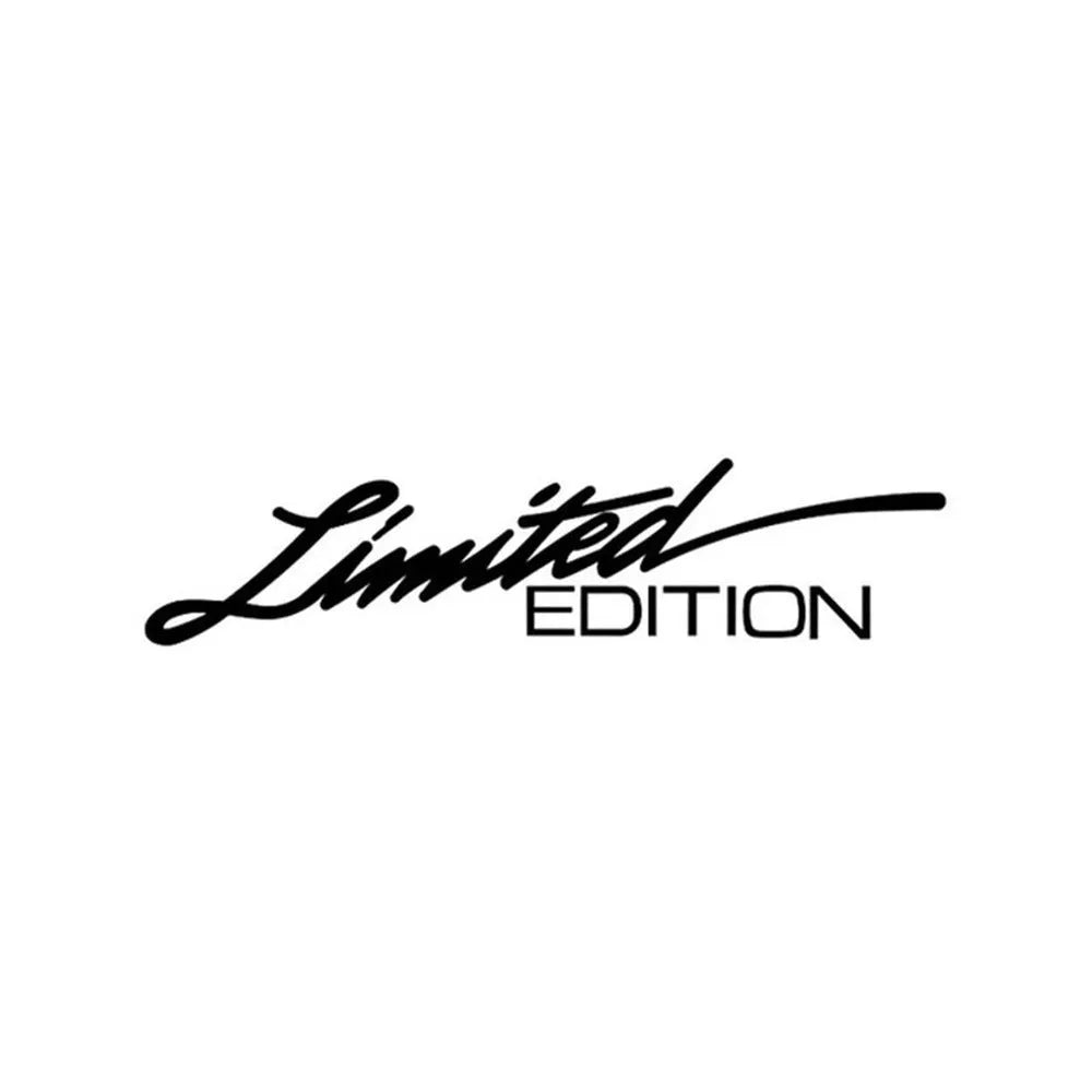 Reflective bumper sticker with English text, 16cm by 3.8cm, in black, white, or colourful plastic