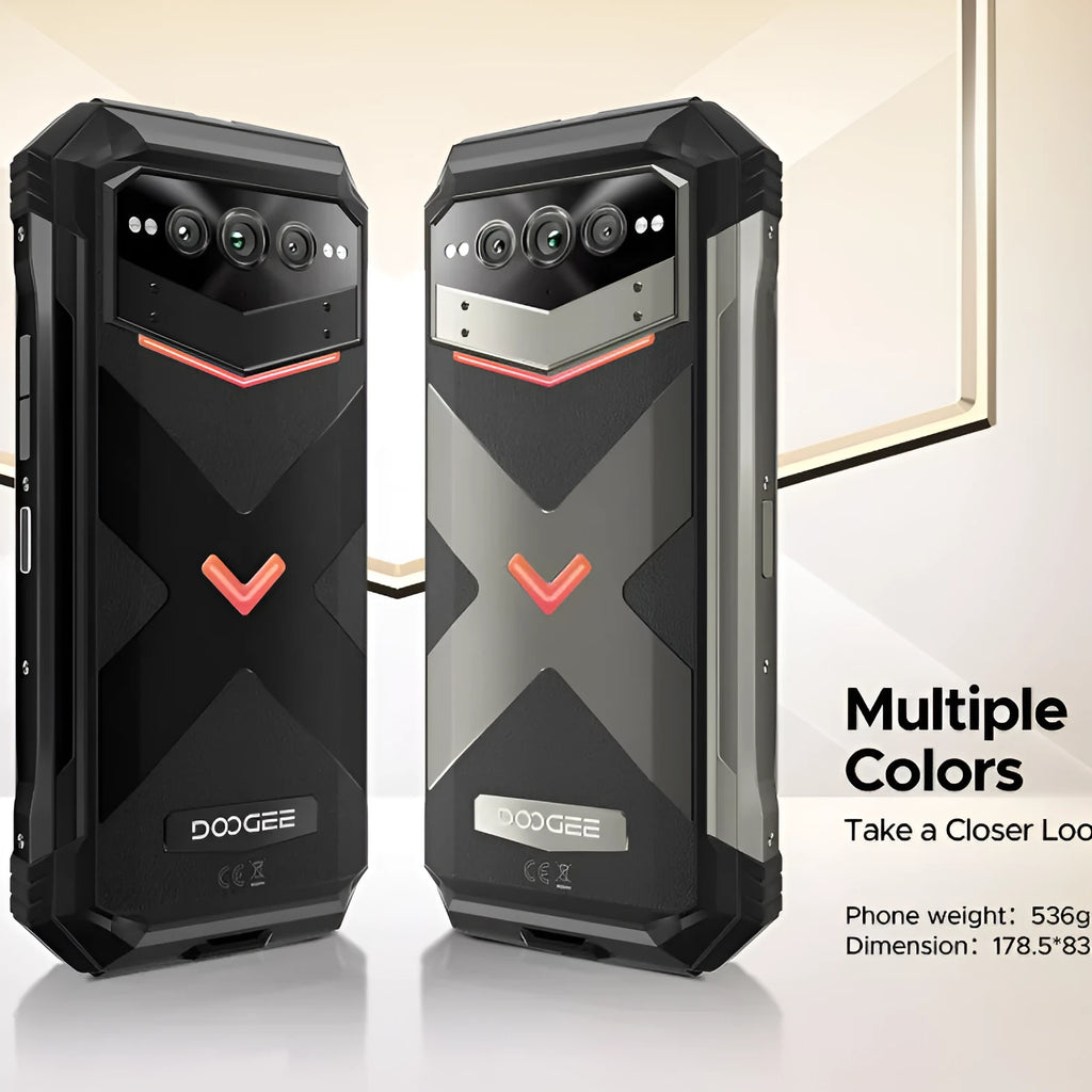 VMAX PRO mobile phone in black and grey colour options with charger and manual
