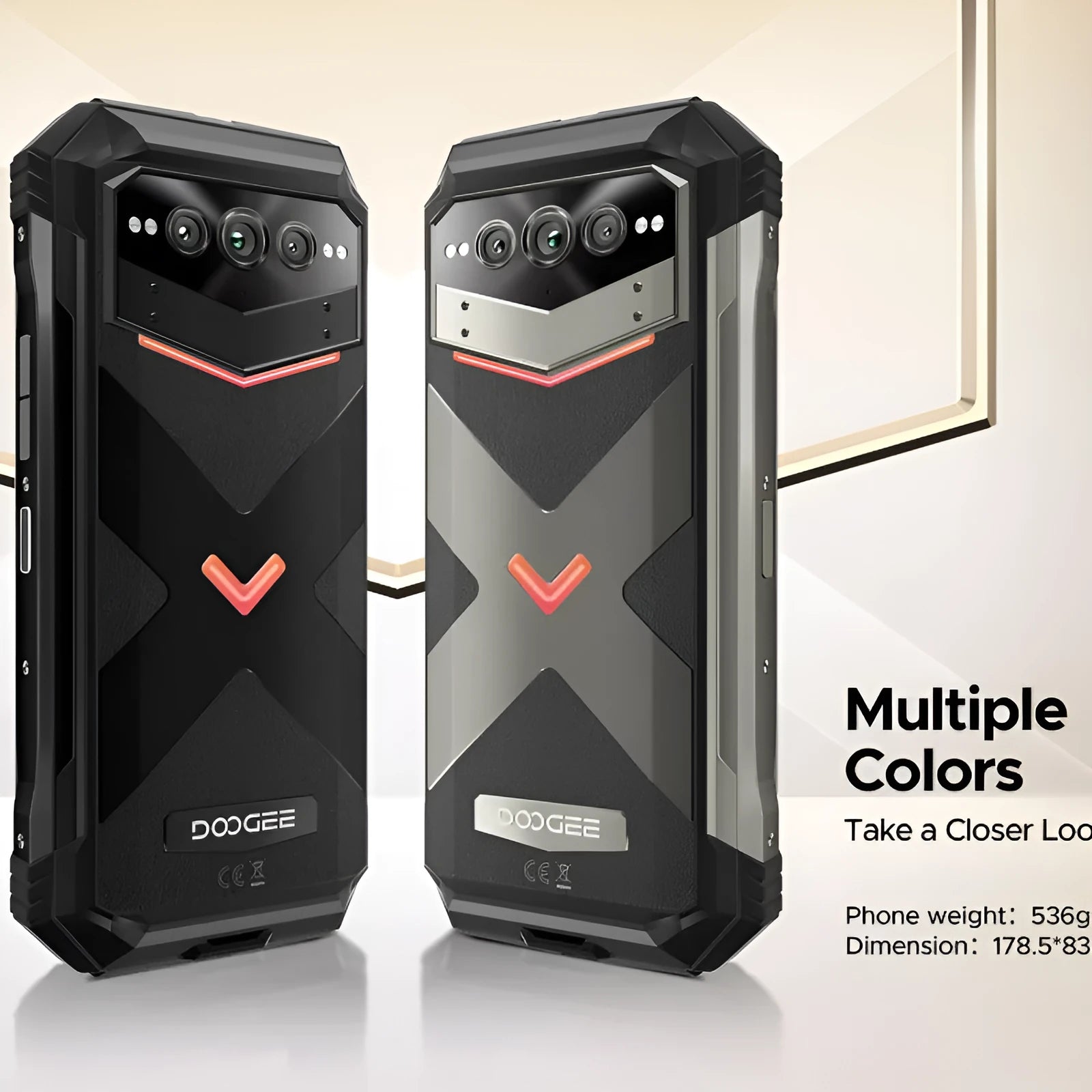 VMAX PRO mobile phone in black and grey colour options with charger and manual