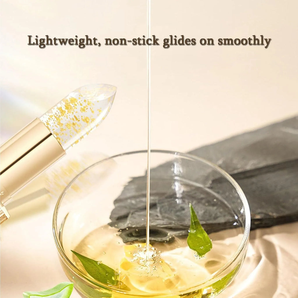 Temperature change lip balm in 3.5g tube with transparent colour adaptation