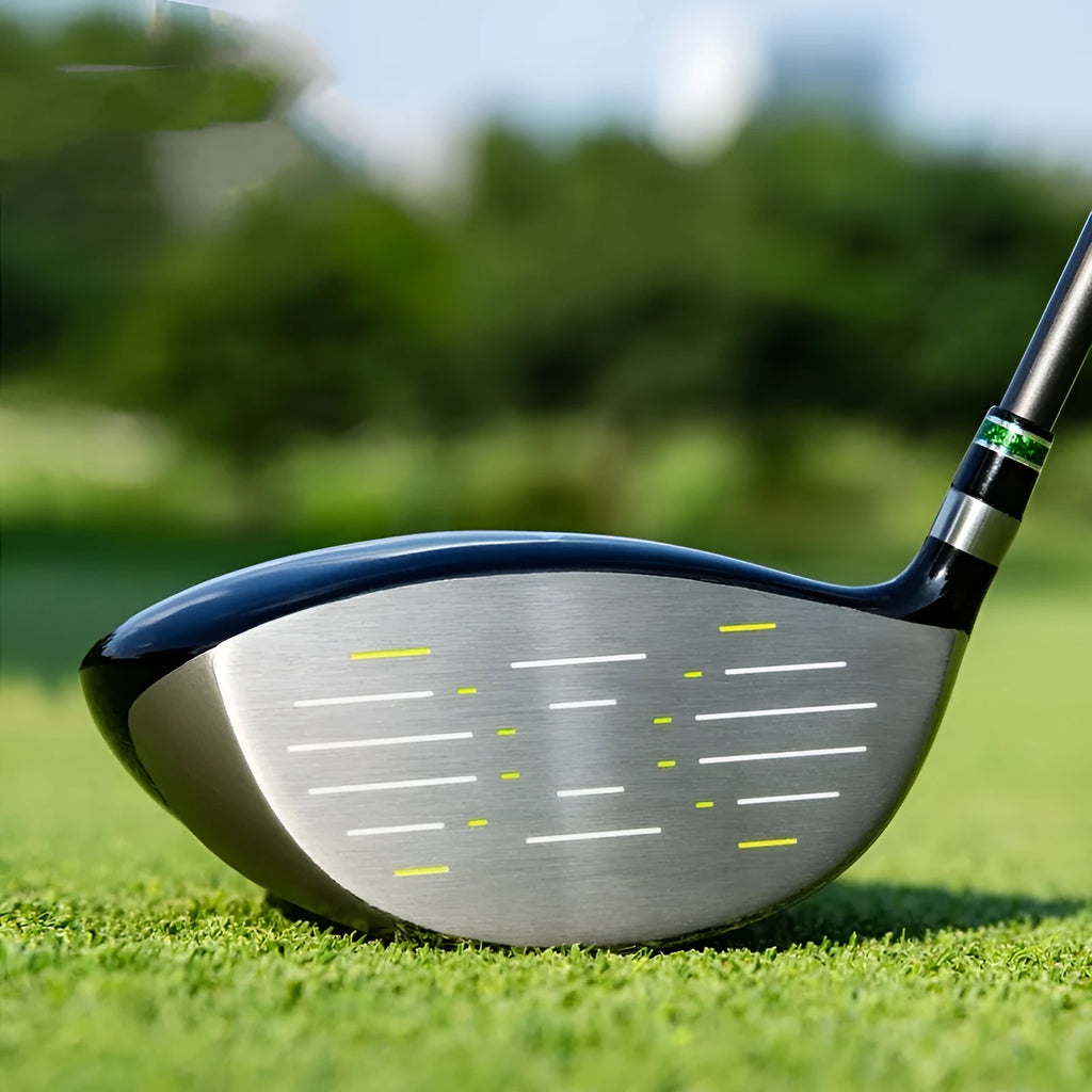 PGM teenagers titanium alloy 1 wood golf club with 30T carbon shaft in black green, 130-175cm