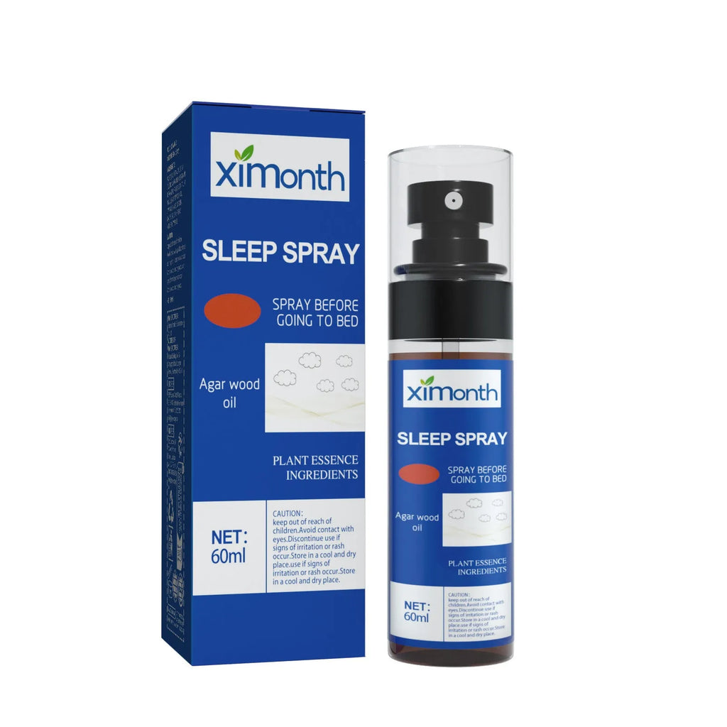 60ml aromatherapy sleep care spray bottle with lavender chamomile formula for bedtime relaxation