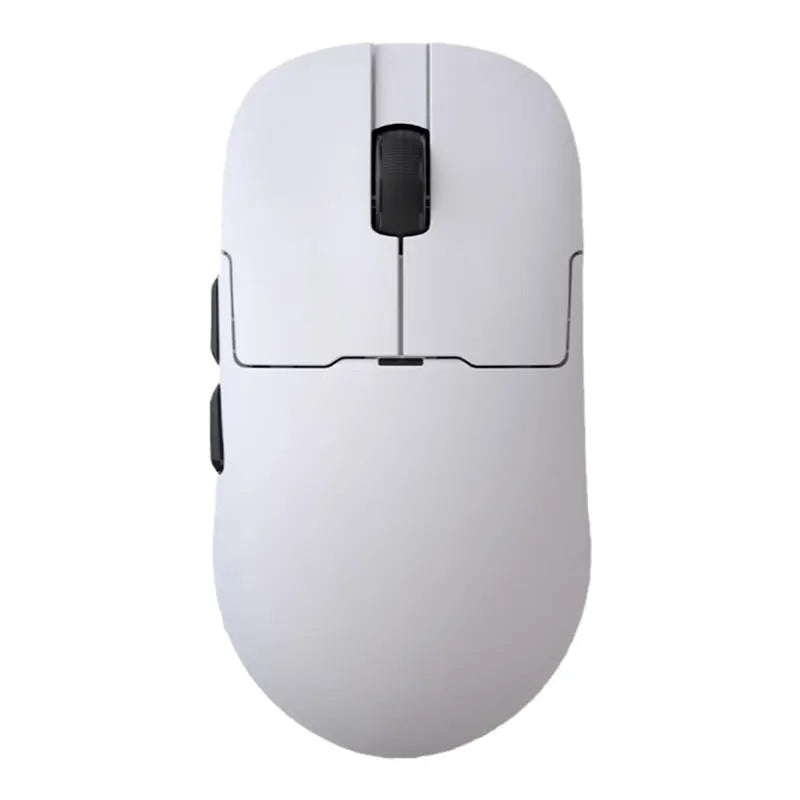 AJ159 gaming mouse in Yunfeng White colour with compact design and Teflon foot patches