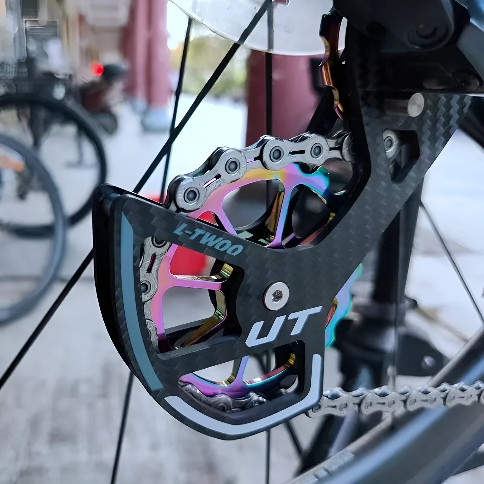 LTWOO rear derailleur pulley wheels with 13T and 18T jockey wheels for Shimano R7000 compatibility