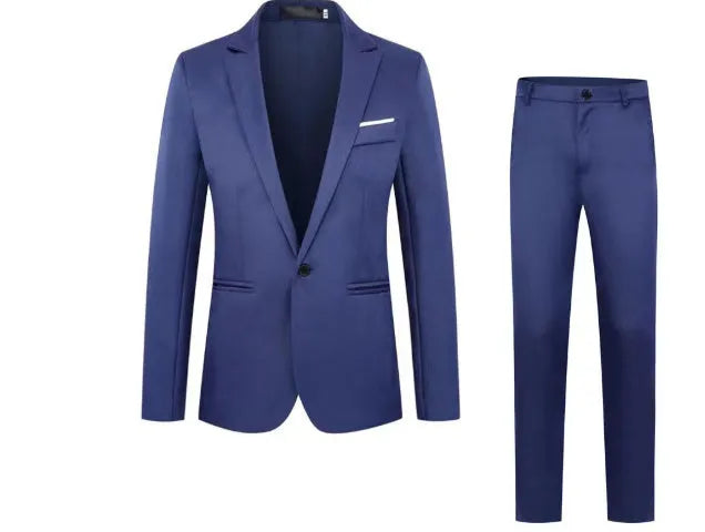 Men's acetate fibre wedding tuxedo jacket in loose fit available in eight colours including wine red and sky blue