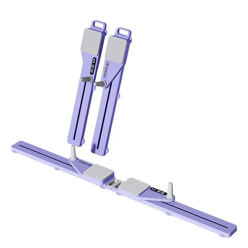 Multifunctional split skiing machine trainer PP board 85cm x 11cm x 7cm in peach sky pink or twilight purple with charging counter option